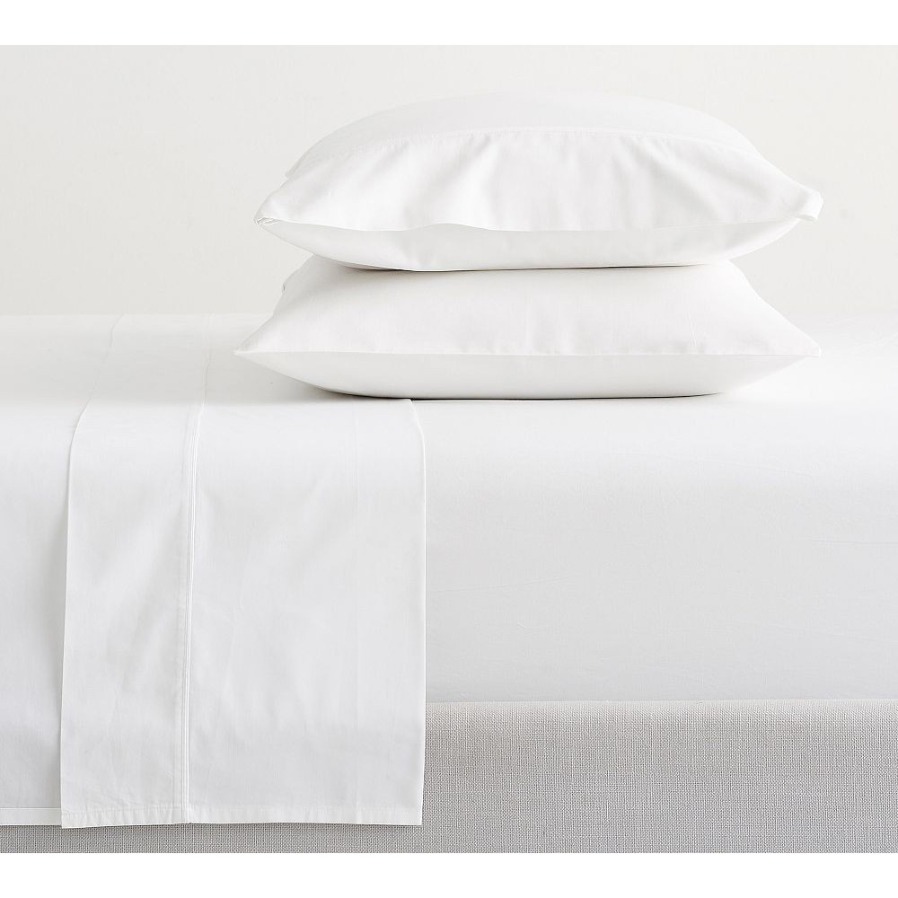 Pottery Barn Sheet Set White Twin/Twin XL400 Thread Count 100% Organic Cotton